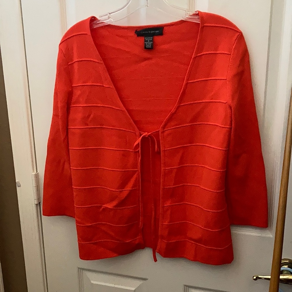 FINAL MARKDOWN Cable and gauge cardigan small